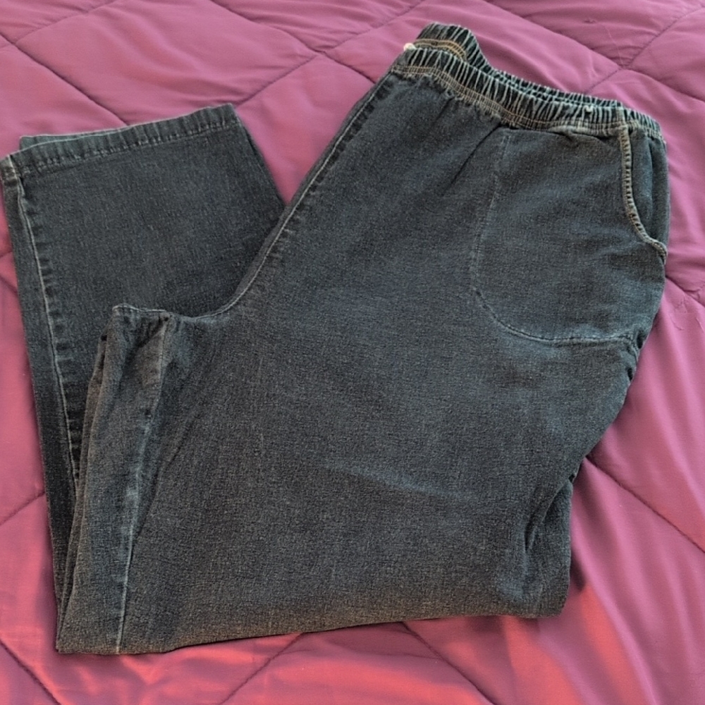 Croft & Barrow Elastic Waist Jeans